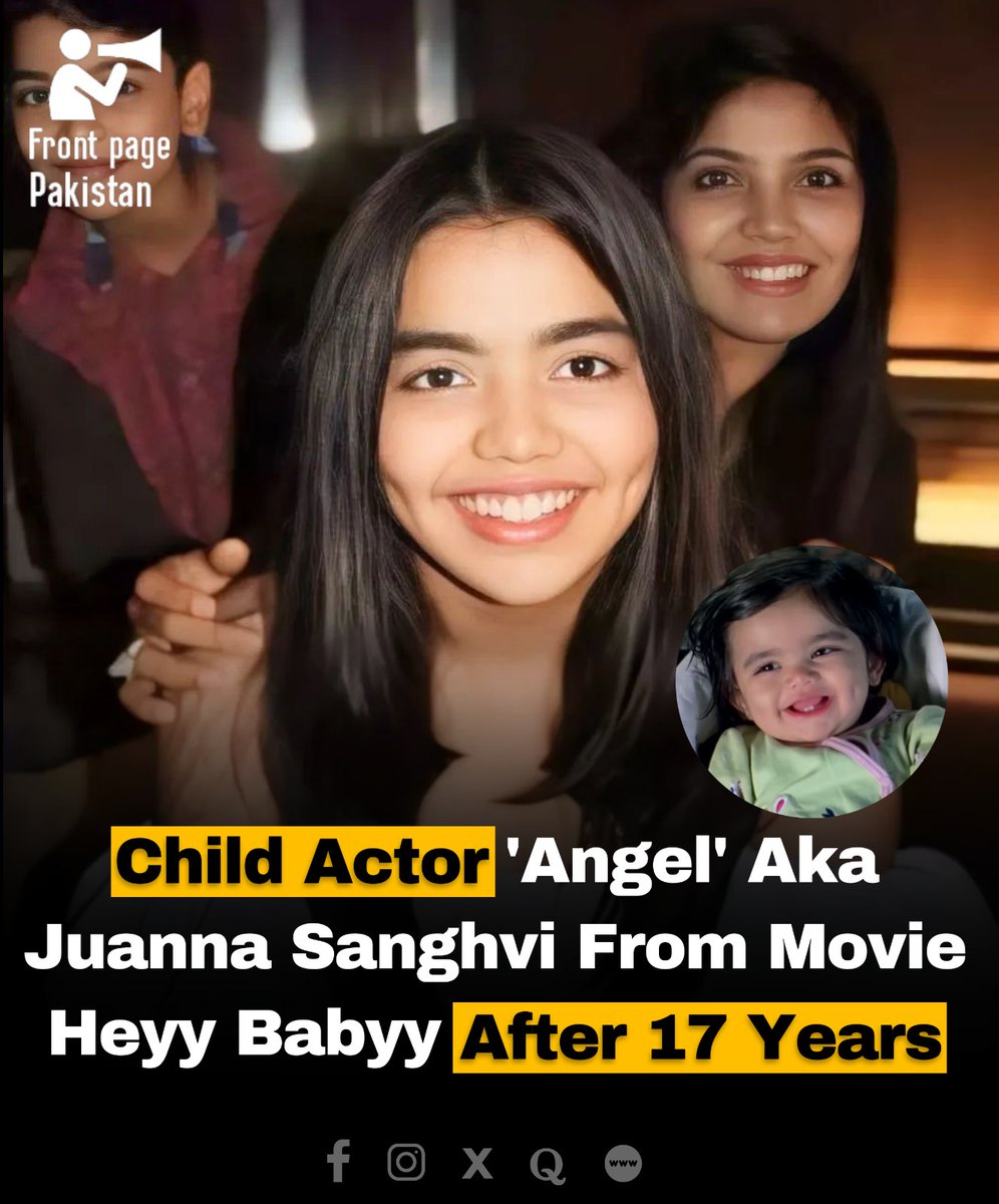 member Juanna Sanghvi, aka ‘Angel’ from the iconic film ‘Heyy Babyy’? Here’s her stunning transformation after 17 years
.
.

 #childactor  #bollywood  #movie #actresses #juannasanghvi #Indian #IndiaNews #paknews #BREAKING #news