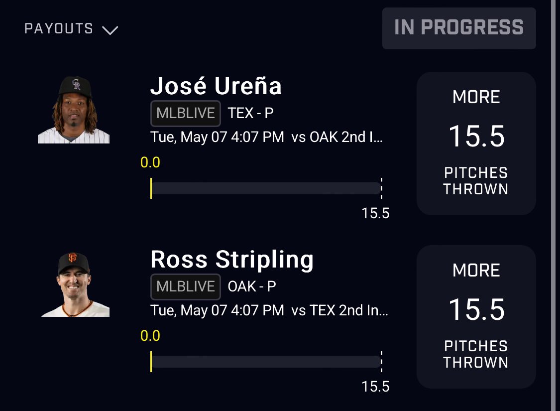 MLB LIVE ⚾️🔒

Goodluck if tailing ☘️

⚠️ Play Light ⚠️

#PrizePicks