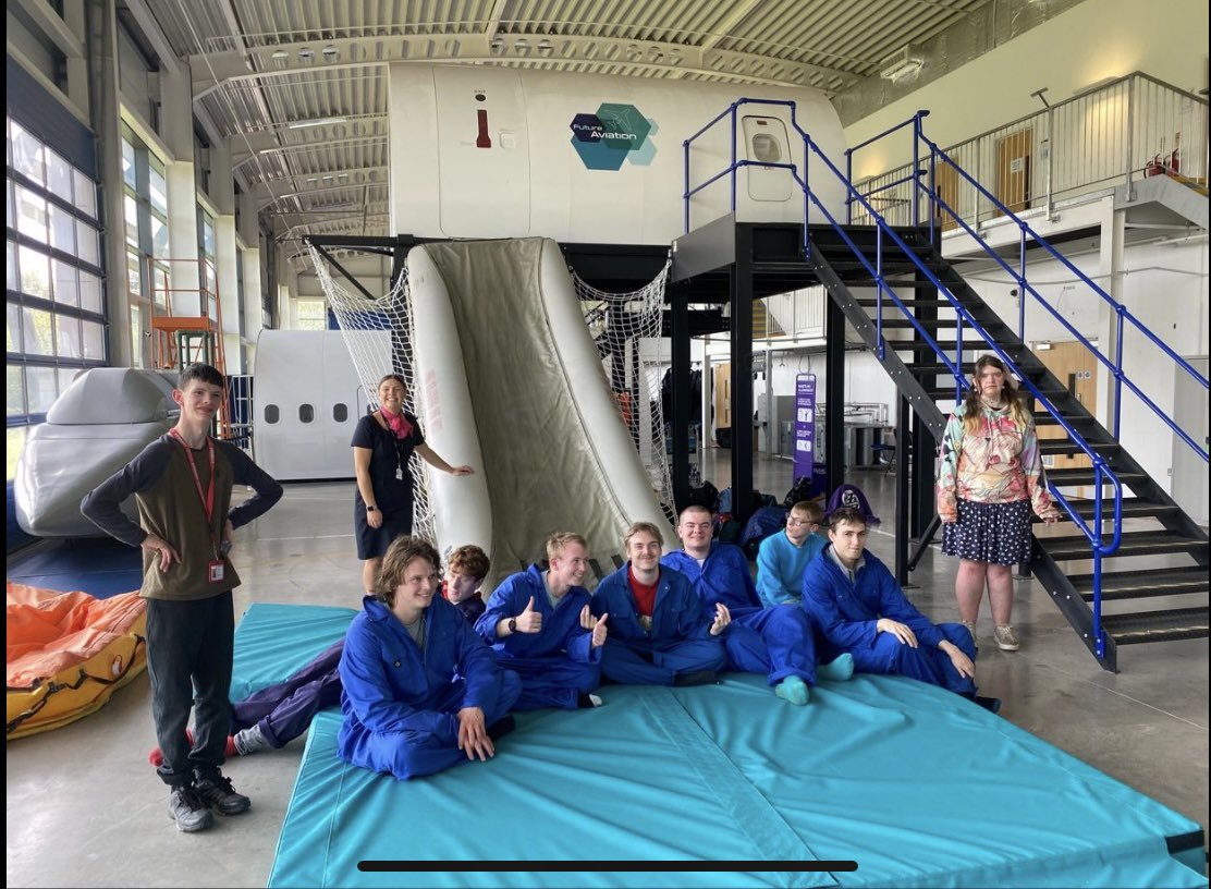 An absolute pleasure having Lifeworks Charity Limited visit us for an Aviation Experience. The Lifeworks students got to experience what a real life aircraft scenario is like and had a go on our evacuation slide. It’s been a pleasure working with an amazing charity ❤️✈️