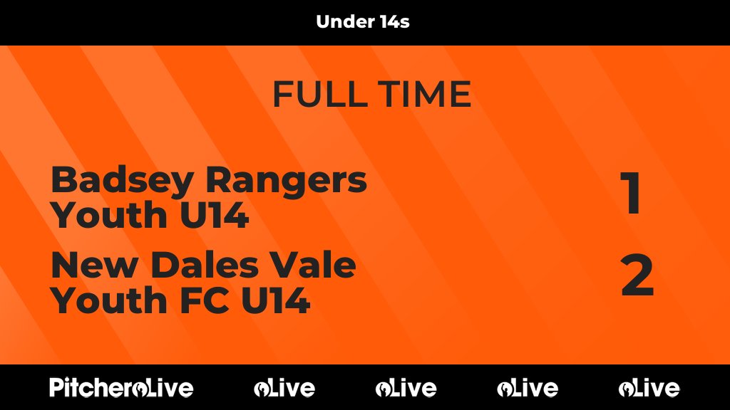 NewDalesValeFC's tweet photo. FULL TIME: Badsey Rangers Youth U14 1 - 2 New Dales Vale Youth FC U14
#BADNEW #Pitchero
https://t.co/dm09yLfZsg https://t.co/lGE91kQO3J
