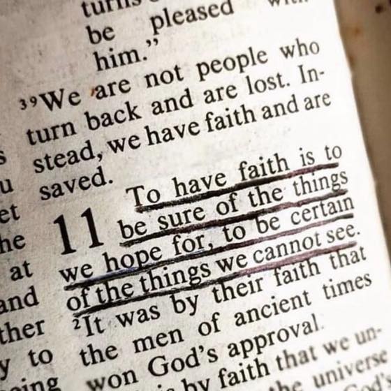 EricanSA's tweet photo. Hebrews 11:1 ♥️ https://t.co/7bXQvs7ZsA