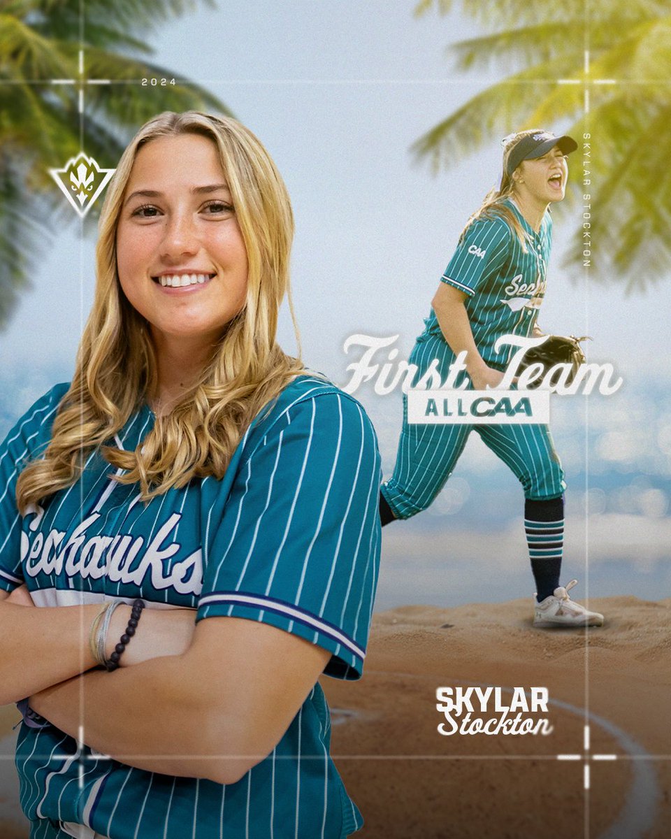 UNCWsoftball's tweet photo. Reach for the Sky!

Skylar Stockton is a 2024 CAA First-Teamer!

👉 https://t.co/FYGQL49Lgc

#TeamXL https://t.co/06s2aziLEl