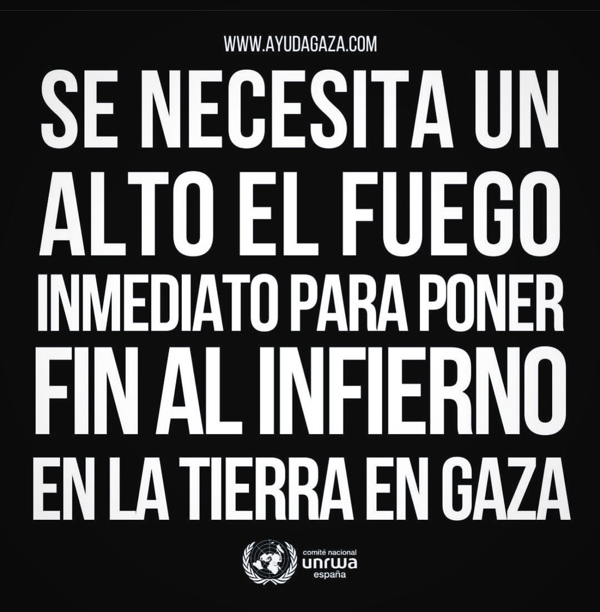 UNRWAes's tweet image. HAY QUE PONER FIN A ESTE INFIERNO EN LA TIERRA.

A H O R A

#GAZA