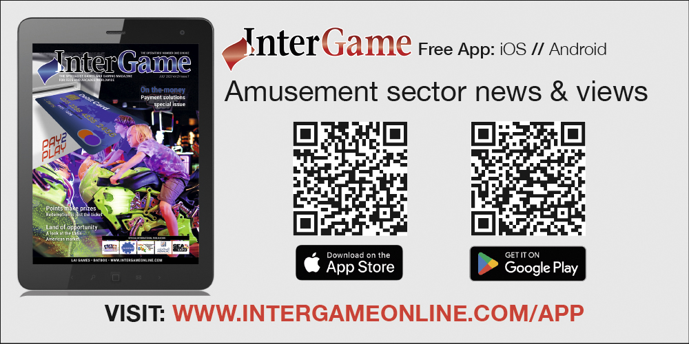 Download our free app to read the latest issue of InterGame magazine for the global #amusements and #attractions industry. 

#arcade #bowling #climbingwall #playground #zipline #ropecourse #airhockey #lasertag #minigolf #coasters #themepark #rides #familyentertainment