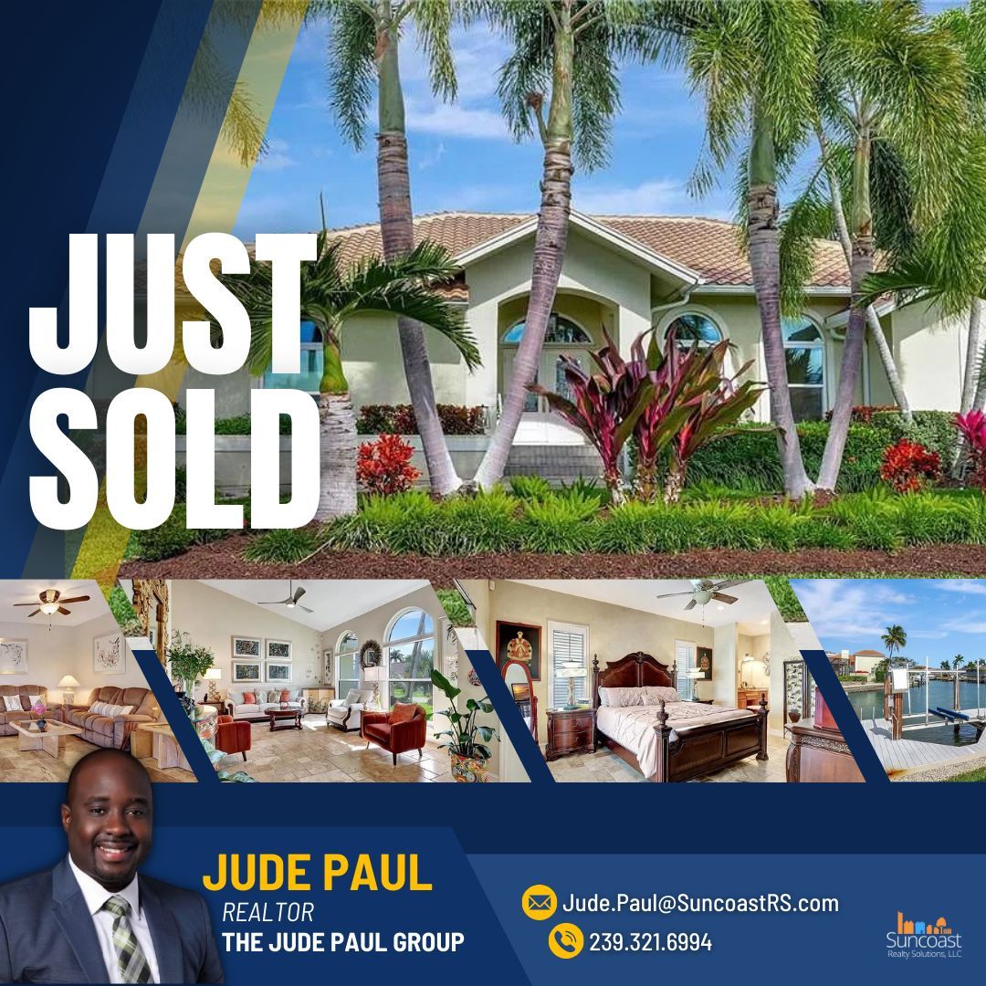 Sold! Another success story in the books. Congratulations to the new owners of this wonderful property! 🎉🏡 #JustSold #RealEstateSuccess #LoveWhereYouLive #FloridaRealtor #SWFLRealtor #LocaLEE #NoTimeWasted #DreamDareDo