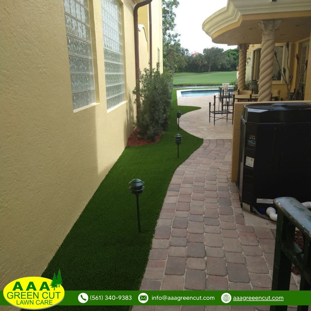 Upgrade Your Lawn with Turf Installation Services! 🌱⛳ Ready for a vibrant, low-maintenance lawn that looks great year-round? At AAA Greencut, we offer expert turf installation services to transform your outdoor space. #TurfInstallation #LushLawn #ExpertService #AAA_Greencut