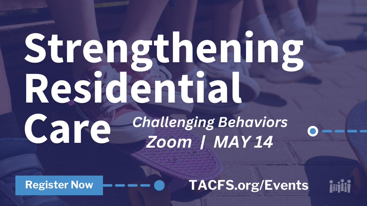 Our Strengthening Residential Care Series will continue virtually on at 10AM on May 14. Join the session to learn about serving youth with higher needs and some challenging behaviors. Register now: buff.ly/3Uy0Y7S