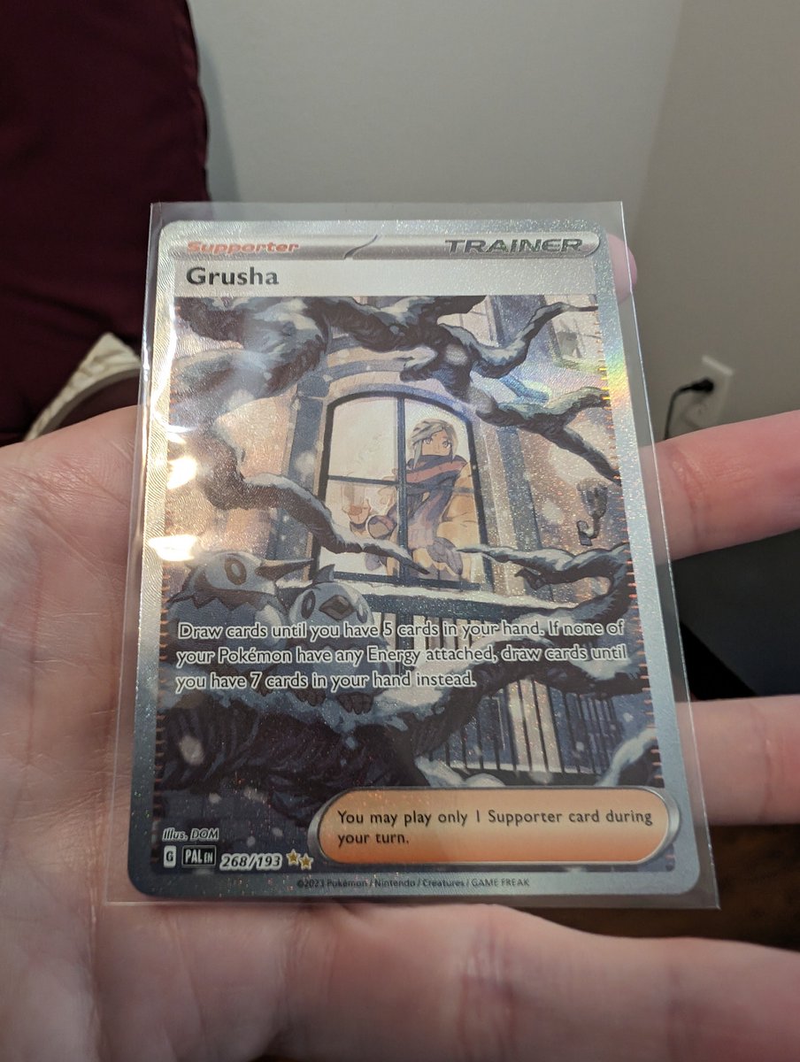 Just pulled this Grusha 🔥

$10 shipped?