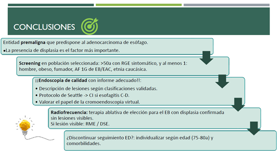 Poniéndonos al día👌
Siguiendo con la patología esofágica🗣️ Esófago de Barrett
Tto: dieta 🍋🍯🍳🌶️, IBPs, no Aspirina ni AINEs, endoscopia
Endoscópico de acuerdo a: si hay o no lesión visible
Seguimiento 🩺 es para EB largo con displasia