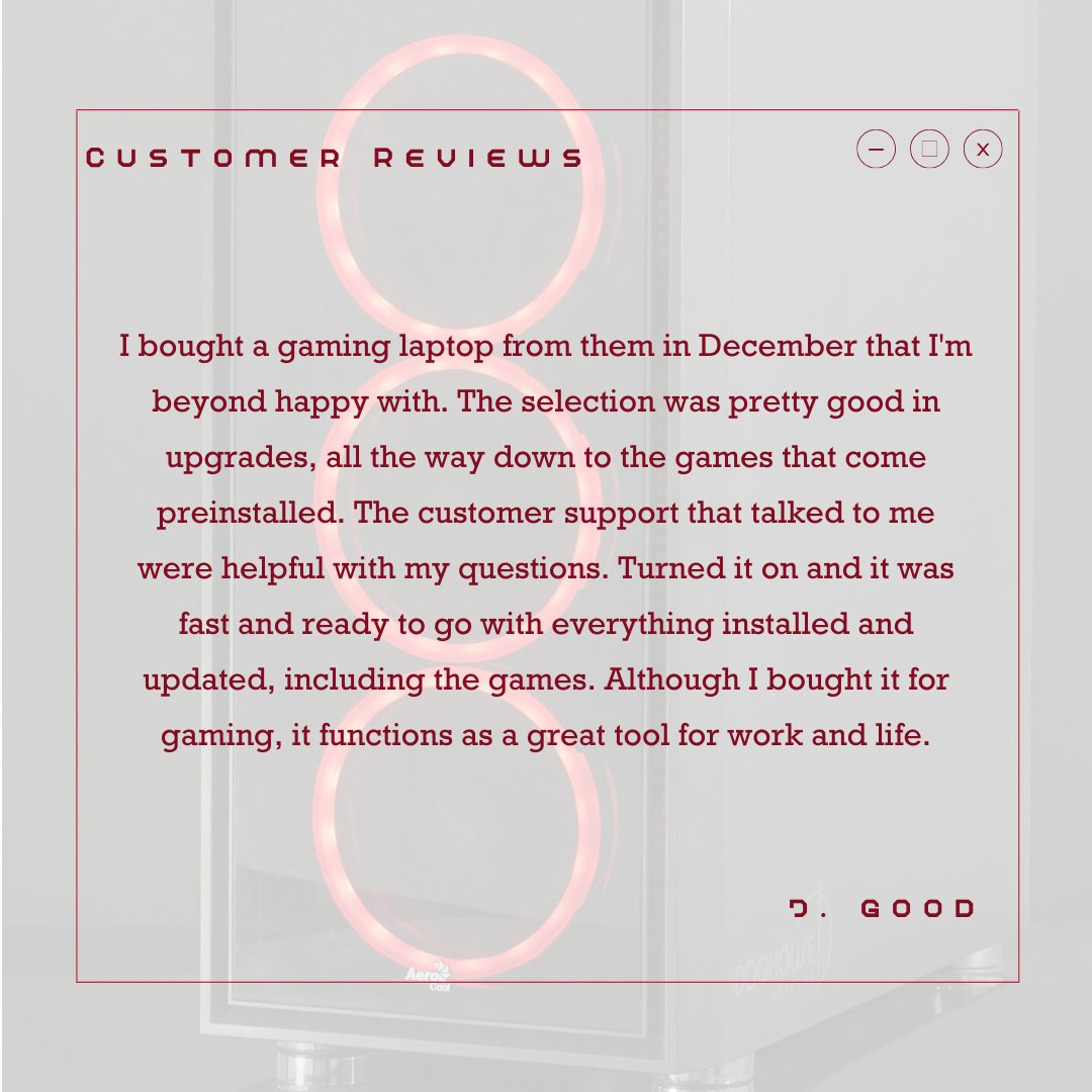 Shoutout to J. Good for leaving us this amazing review! We're overjoyed to know you're happy with our systems. Keep spreading the love! 💖

#CustomerLove #GamingCommunity #DHS #DogHouseSystems #KeepingUpWithDogHouse