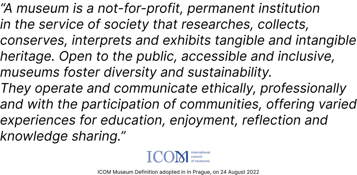What is a Museum?  #Museums #ICOM