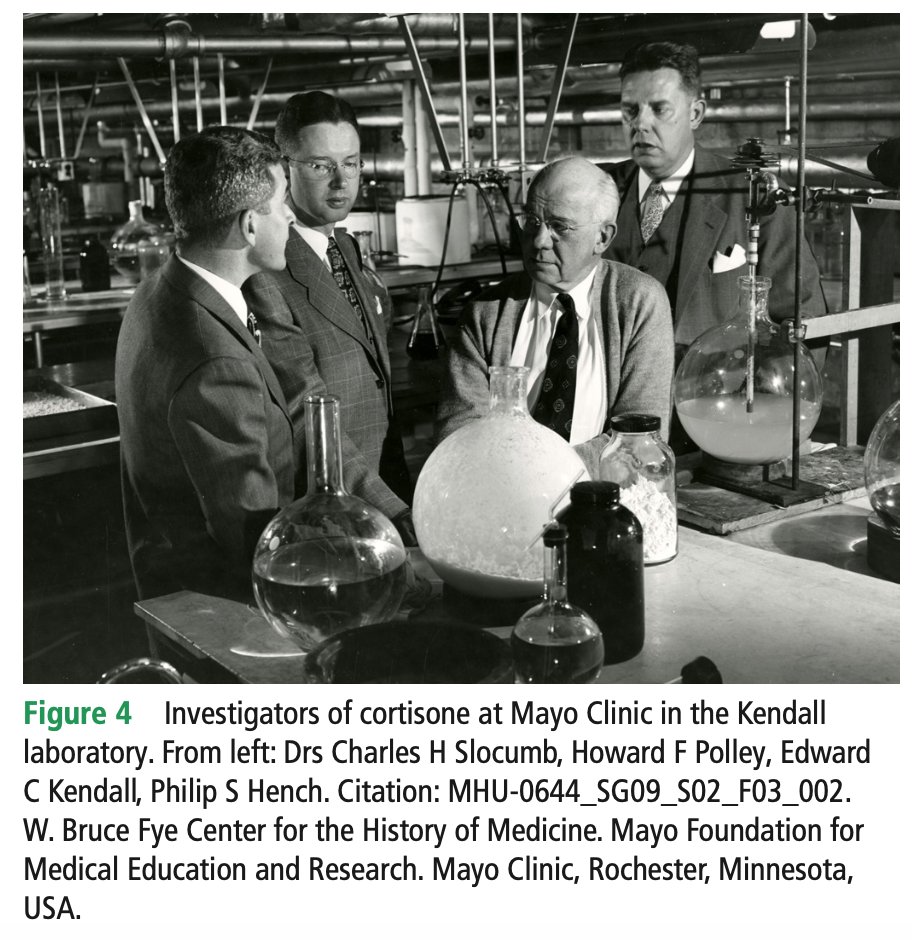 🌟 In this 'Heroes and Pillars of Rheumatology' piece, a milestone that transformed medicine is celebrated! 🚀 75 years ago, Philip S. Hench unveiled cortisone, revolutionizing rheumatoid arthritis treatment at an iconic Mayo Clinic lecture. Lern more 👉 ard.bmj.com/content/early/…