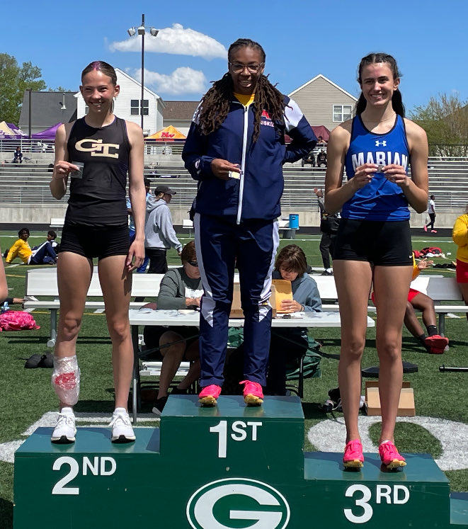 Congrats to Cassidy for qualifying for State in the LJ and breaking the School Record at 18-03 1/4.