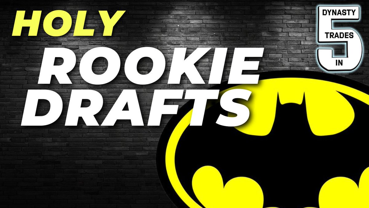 🚨 LIVESTREAM TONIGHT @ 8:30PM EST!🚨 Rookie Drafts. We've probably done too many. Welp, here we are... Let's recap what we're seeing and talk strategy, trades and tier breaks. youtube.com/live/sZSNOqF6Q… @ShaneIsTheWorst @CharlesChillFFB @DPandemic_Clay @DestinationDevy