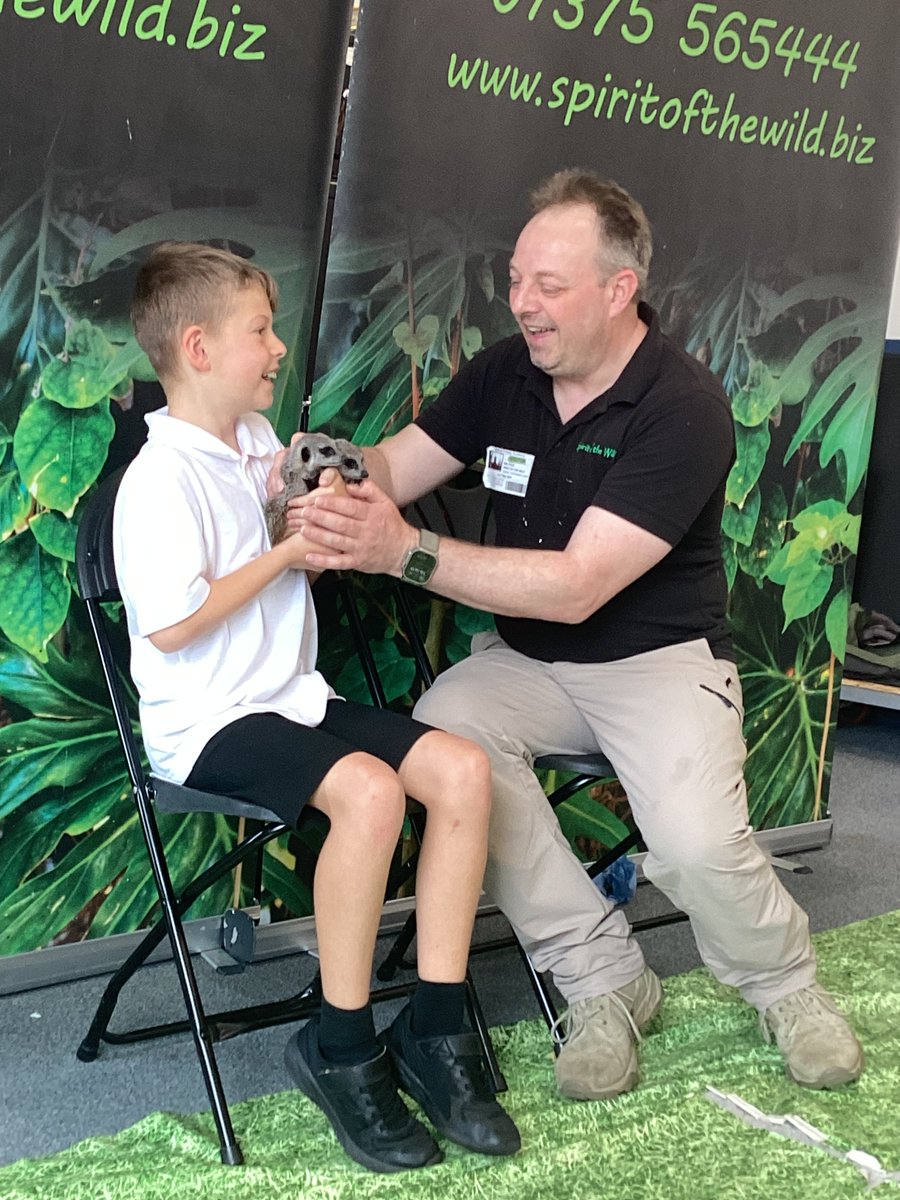 Year 4 had some very special visitors today! As part of our Amazing Amazon topic, we met snakes, spiders, an eagle, a bat and even some baby meercats. We learned about the incredible adaptations that enable these wonderful animals to thrive and survive in their natural habitats!