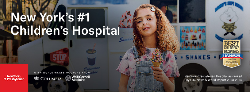 We are proud to say our physicals, nurses, & staff work at the #1 children’s hospital in NY by @usnews for 2023-24. Discover all the innovative approaches our Dept. of Pediatrics have achieved this year by reading our annual report - bit.ly/49Cok2k #nationalhospitalweek
