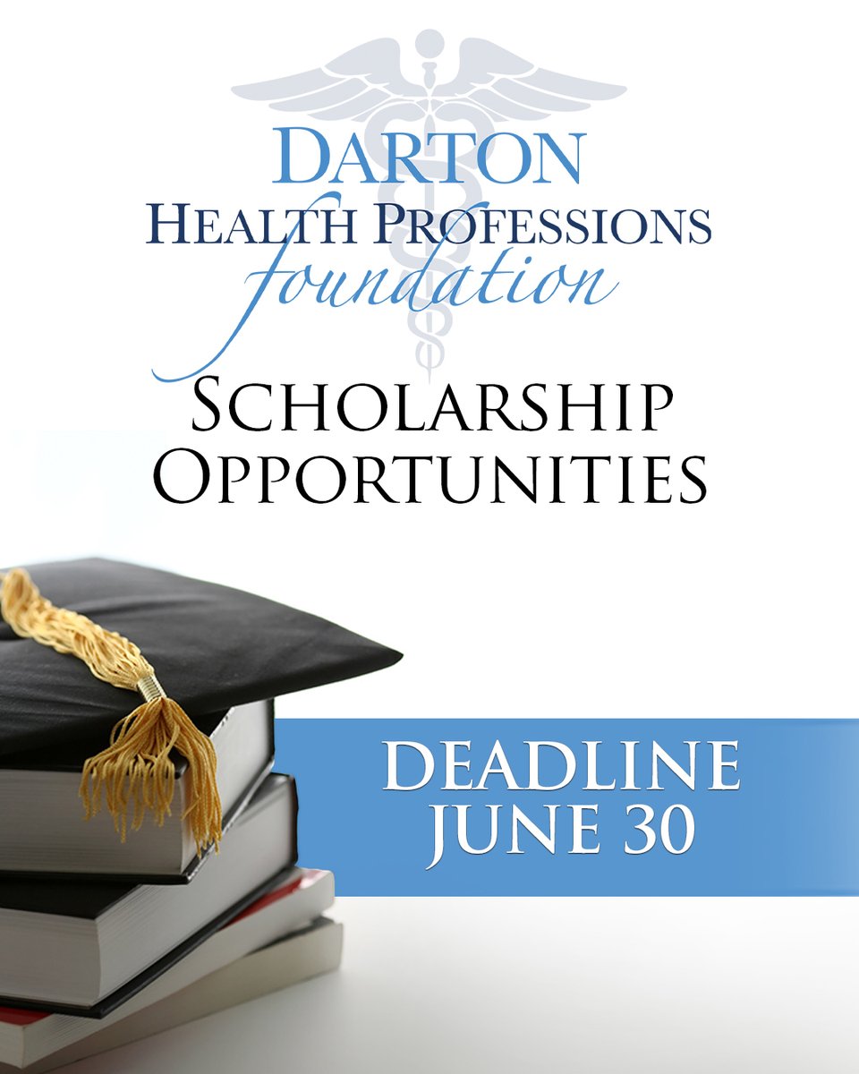 The Darton Health Professions Foundation is accepting scholarship applications from #AlbanyState students for the spring 2024 semester. The deadline to apply is June 30, 2024. Apply: dartonfoundation.org/scholarships/