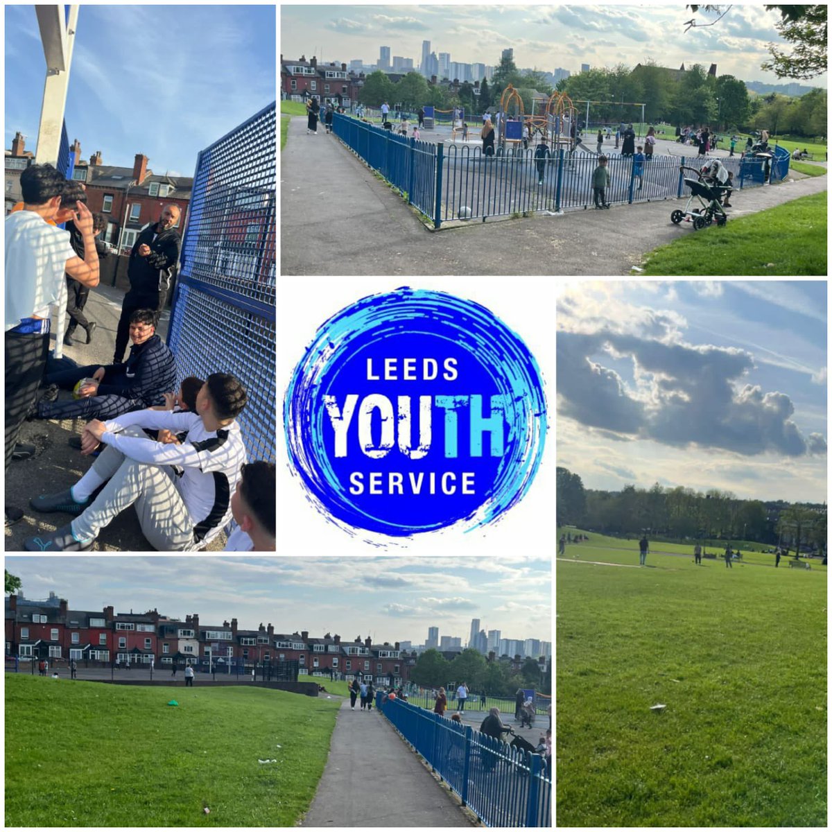Great evening for our #Gipton & #Harehiils #Youthwork team ☀️ 

#Engaging with #Youngpeople from across the #community on a range of issues 

#LeedsYouthService 
#DetachedYouthwork