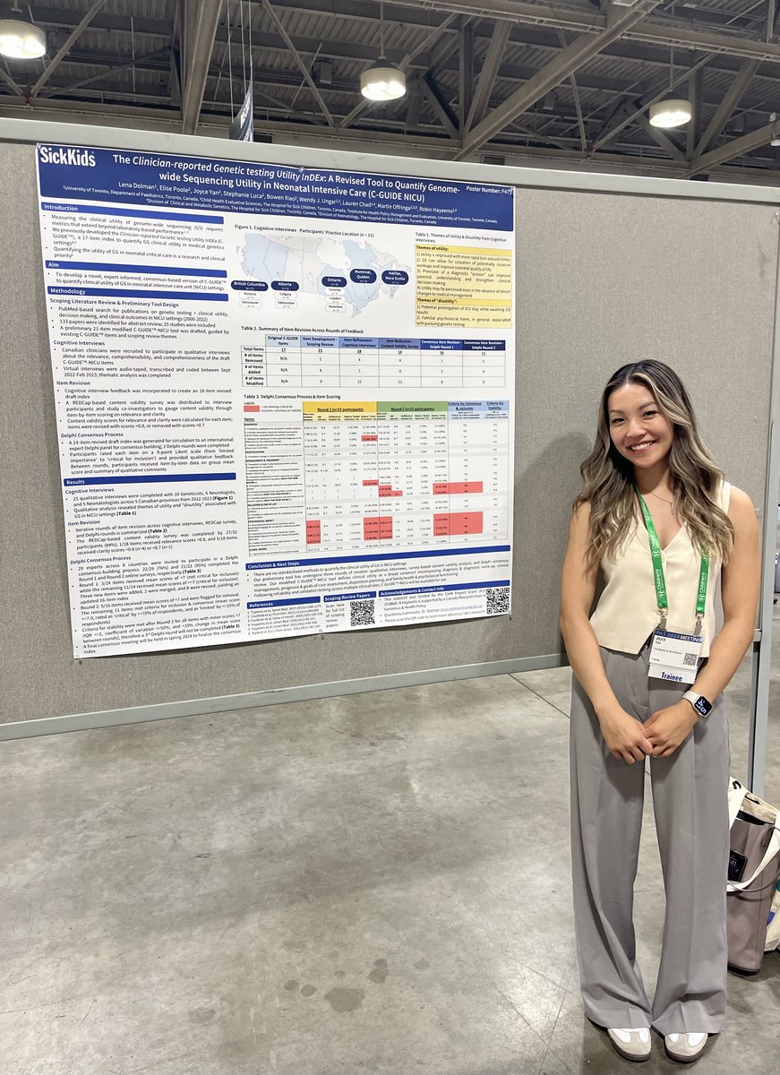 Thank you <a href="/PASMeeting/">Pediatric Academic Societies</a> for an excellent event in our very own backyard of #Toronto. Here are snapshots of our #trainees <a href="/abby_hansen17/">Abby Hansen</a> and <a href="/JoyceYan10/">Joyce Yan</a> with their posters. So proud of all their hard work! #PAS2024
