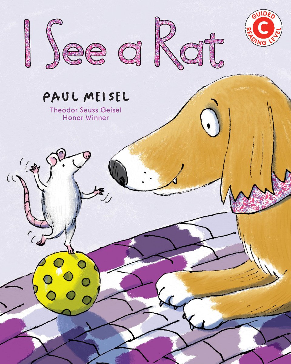 Happy book birthday to I SEE A RAT! This delightful story about a dog's nap being unexpectedly interrupted by a new friend is on shelves today! ow.ly/EqXa50RxzvK #bookbirthday