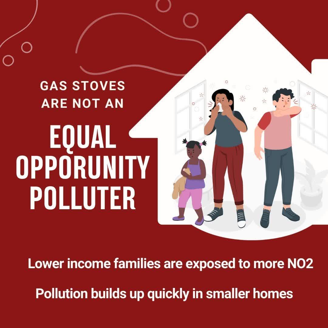 A new study from @stanforddoerr scientists shows that low-income households & families of color are exposed to more #GasStove NO2 pollution than the national average. Gas stove pollution is a health hazard and contributes to racial health disparities. ow.ly/Elmx50RxYlX