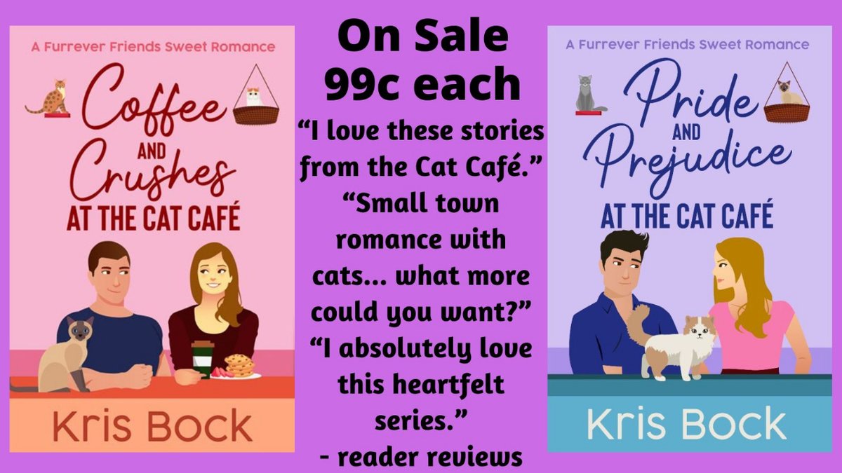 99-cent sale: Pride and Prejudice at The Cat Café! “I thoroughly enjoyed this book. The story is fun and I had several laugh-out-loud moments – really out loud!' – reader review 
storyoriginapp.com/collections/6e…
#Romance #booktwt #sweetromance #CleanRead #catlover