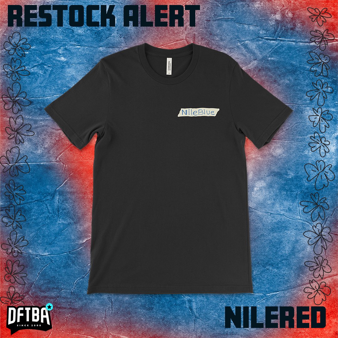 The NileBlue shirt from <a href="/NileRed2/">NileRed</a> is back!

Get yours now: ow.ly/tknS50RyKXZ