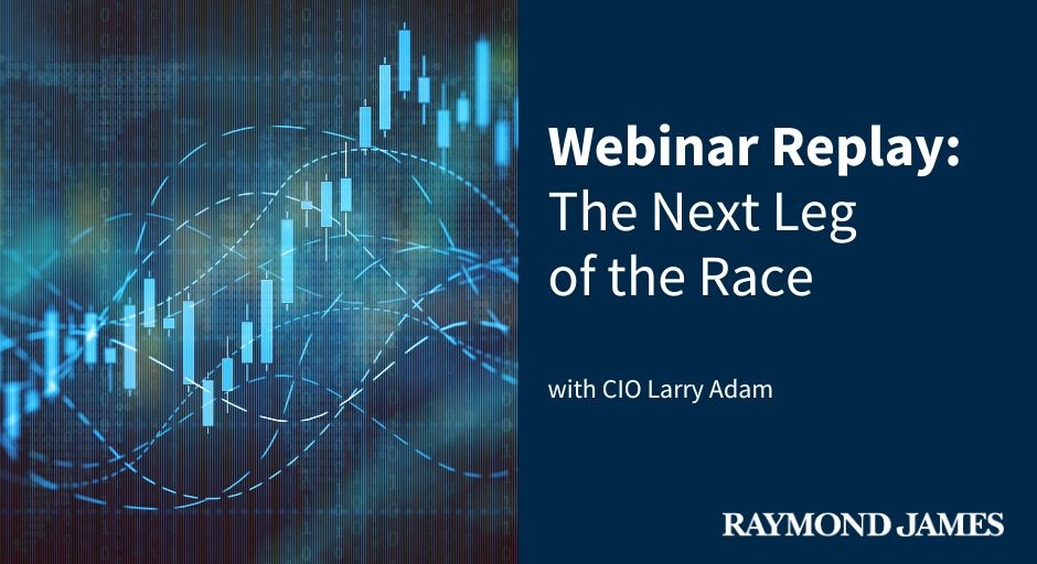 Equity markets jumped out of the gates fast this year, only to slow down in April. CIO Larry Adam outlines how his team sees the financial market race evolving in his latest webinar. go.rjf.com/3Q22QC
