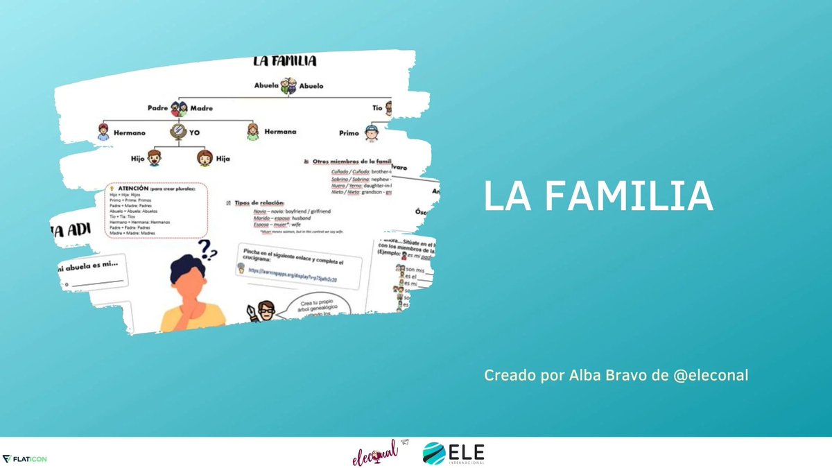 4 actividades para aprender los miembros de la #familia en español 👩👵👨 [incluye una infografía con el árbol genealógico familiar🙌]
 👉 eleinternacional.com/blog/4-activid…
#spanishlessons #spanishvocabulary