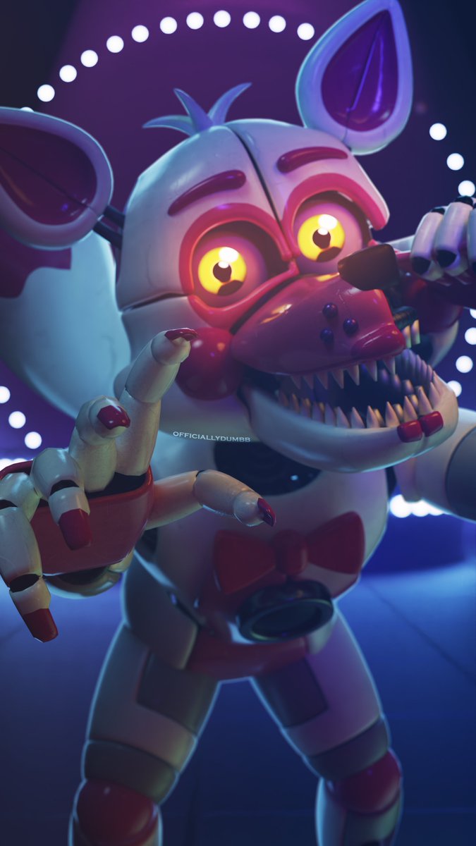 DumbbOfficially's tweet photo. Fnaf Sl Funtime foxy poster #fivenightsatfreddys #fnaf #fnafsl #funtimefoxy #foxy #sisterlocation #blendercycles https://t.co/6WIPSkqCJQ