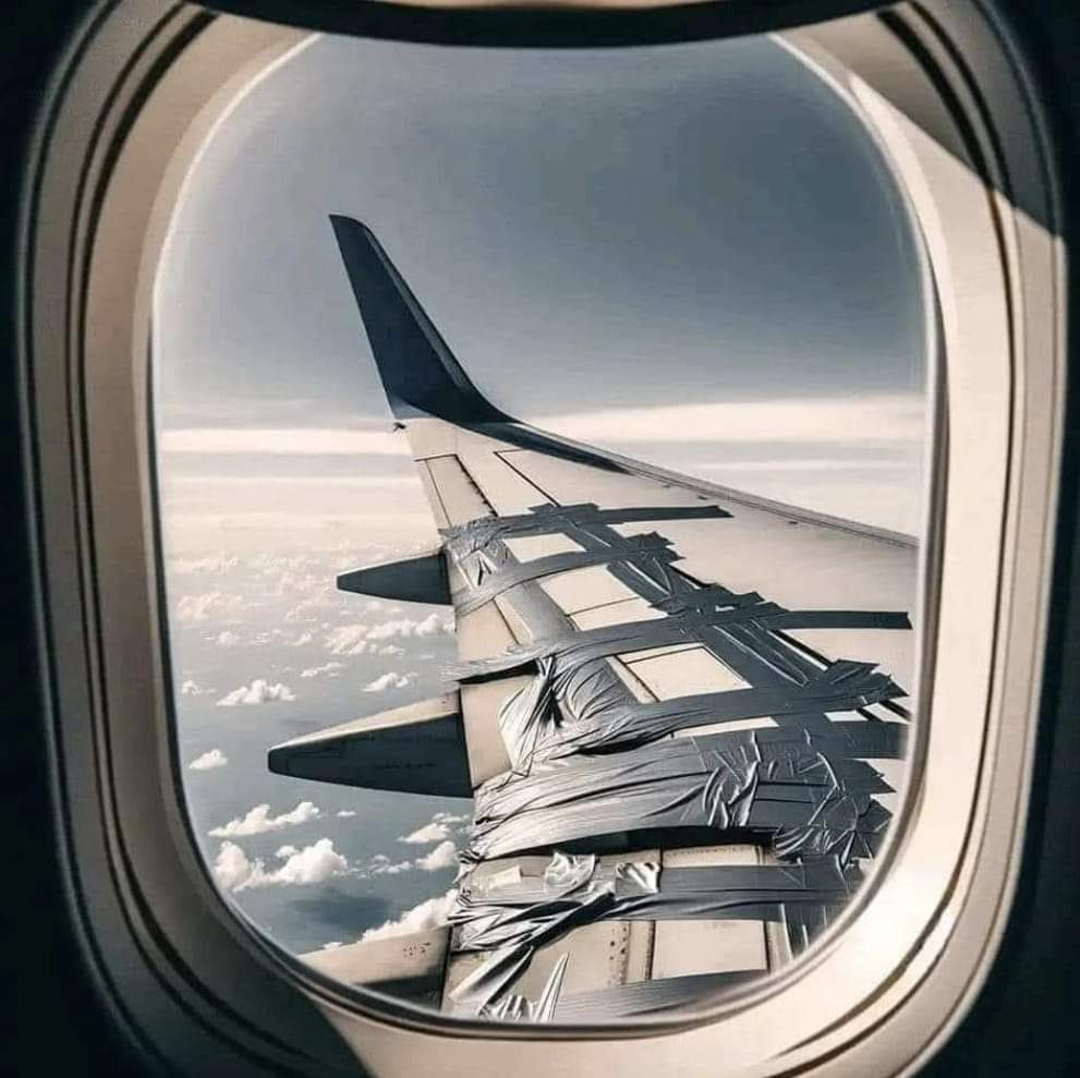Neilfan12's tweet image. ✈️🛠 #DuctTape #Fixes #Everything? 🛠✈️