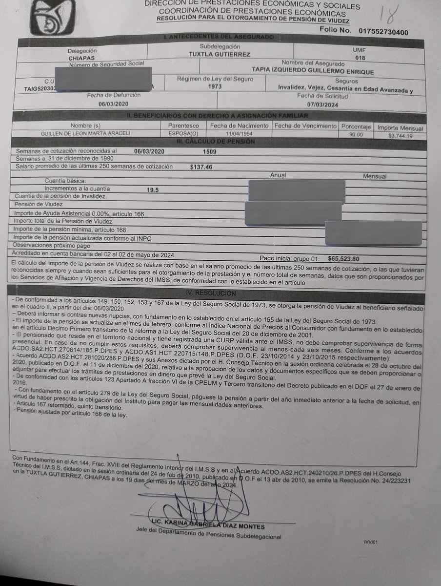 laloch2018's tweet photo. @zoerobledo @Tu_IMSS  y sigue el cuento de nunca acabar, llevamos 4 años desde que mi papá falleció intentando cobrar la pensión por viudez que le corresponde a mi mamá. segun  ya en Mayo quedaba el primer pago después de 4 años y sigue pasando el tiempo #hastacuando https://t.co/3XZQMdsf9R