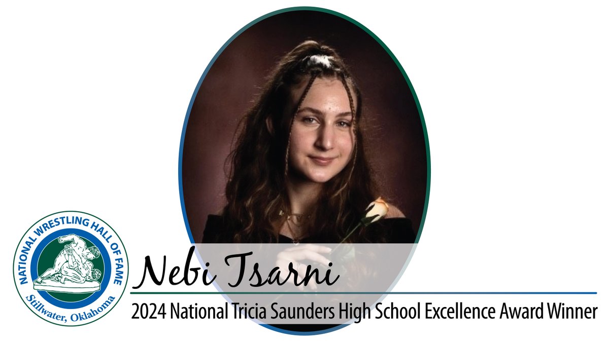 We're excited to announce that Nebi Tsarni of Montgomery Village, Maryland and Watkins Mill High School is the national winner of our Tricia Saunders High School Excellence Award.

MORE -> bit.ly/3Uy7Dil

#GirlsWrestle #SportForAll #AnyBODYCanWrestle #GrowTheSport