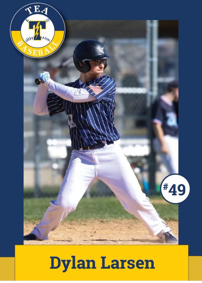 SENIOR SPOTLIGHT: Dylan Larsen
"Dylan is the teammate all coaches want. The ball explodes off his bat, usually resulting in a big play. I think Dylan's best moments are ahead of him. - Coach Schramm