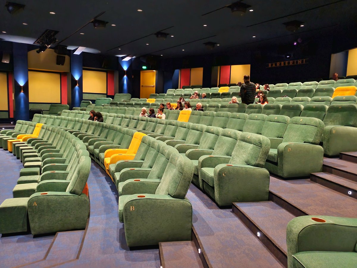just saw challengers (again) in rome & this is what the theater looked like?!?! also the best sound i've ever heard in a non-imax theater (cinema barberini)