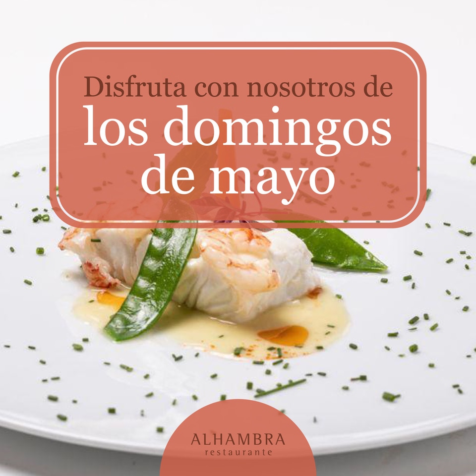 🖐Abrimos los domingos de mayo para comer y disfrutar con tu gente.

RESERVA DOMINGOS
5, 12, 19 y 26 de MAYO 

📍Puedes reservar desde aquí, o llamando por teléfono.
restaurantealhambra.es/reservas-y-con…