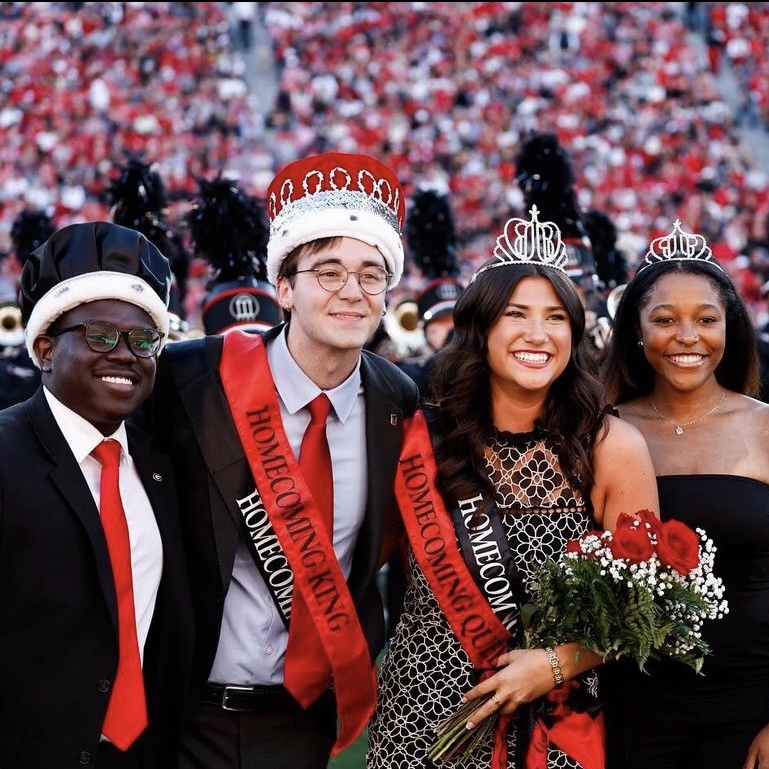Zac Aaron, undergraduate student worker at the Fanning Institute for Leadership Development, was honored this fall as UGA’s Homecoming King. Zac will graduate this Friday with a bachelor’s degree in social work. Congratulations, Zac!