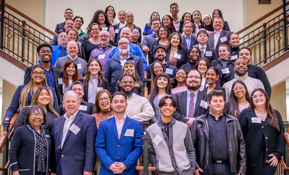 Student leaders and alumni bonded at the launch of the University’s new SGA alumni affinity networking group - dedicated to building lasting bonds between current SGA reps and the alumni whose Montclair days included SGA involvement. Learn more: bit.ly/3UOS5rS