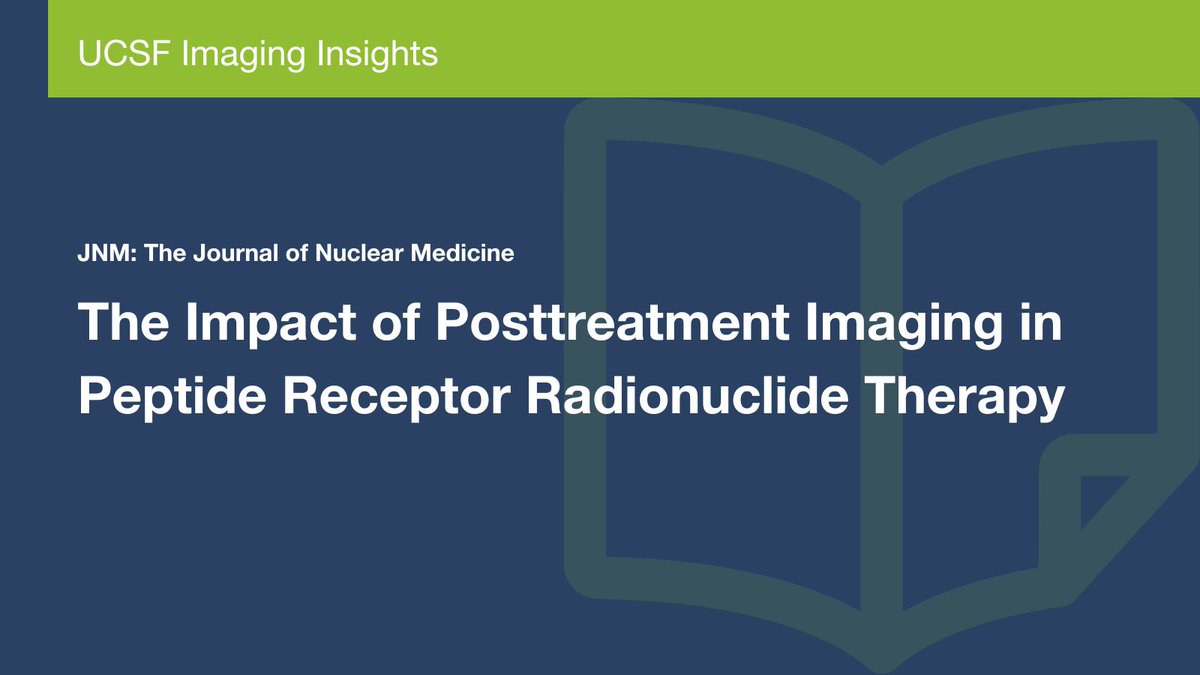 How does posttreatment imaging influence patient care in peptide receptor radionuclide therapy? @JournalofNucMed study by @UCSFimaging researchers highlights the role of qualitative assessment in guiding management decisions for neuroendocrine tumors. doi.org/10.2967/jnumed…