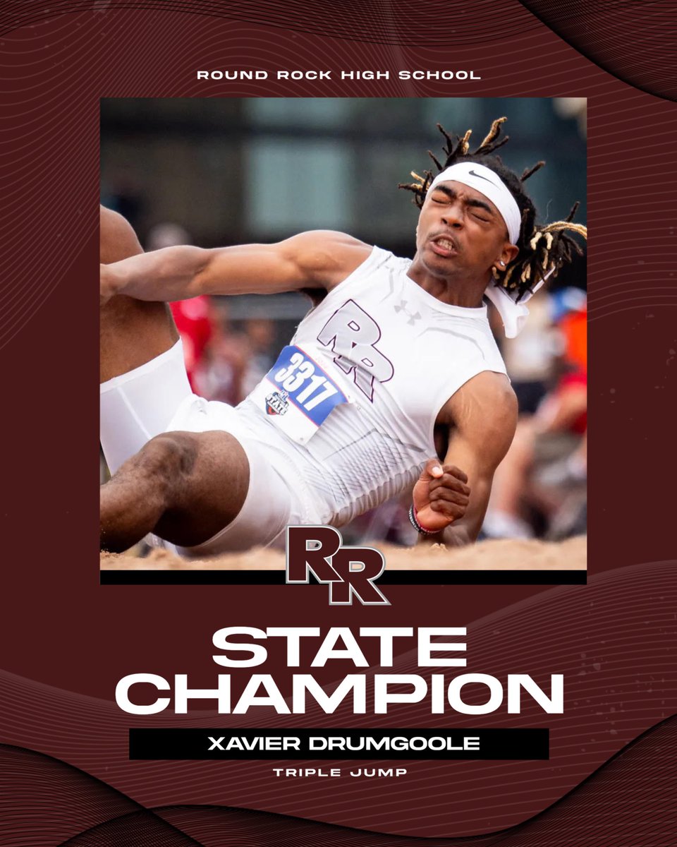 rock_track's tweet image. Two Time State Triple Jump Champion