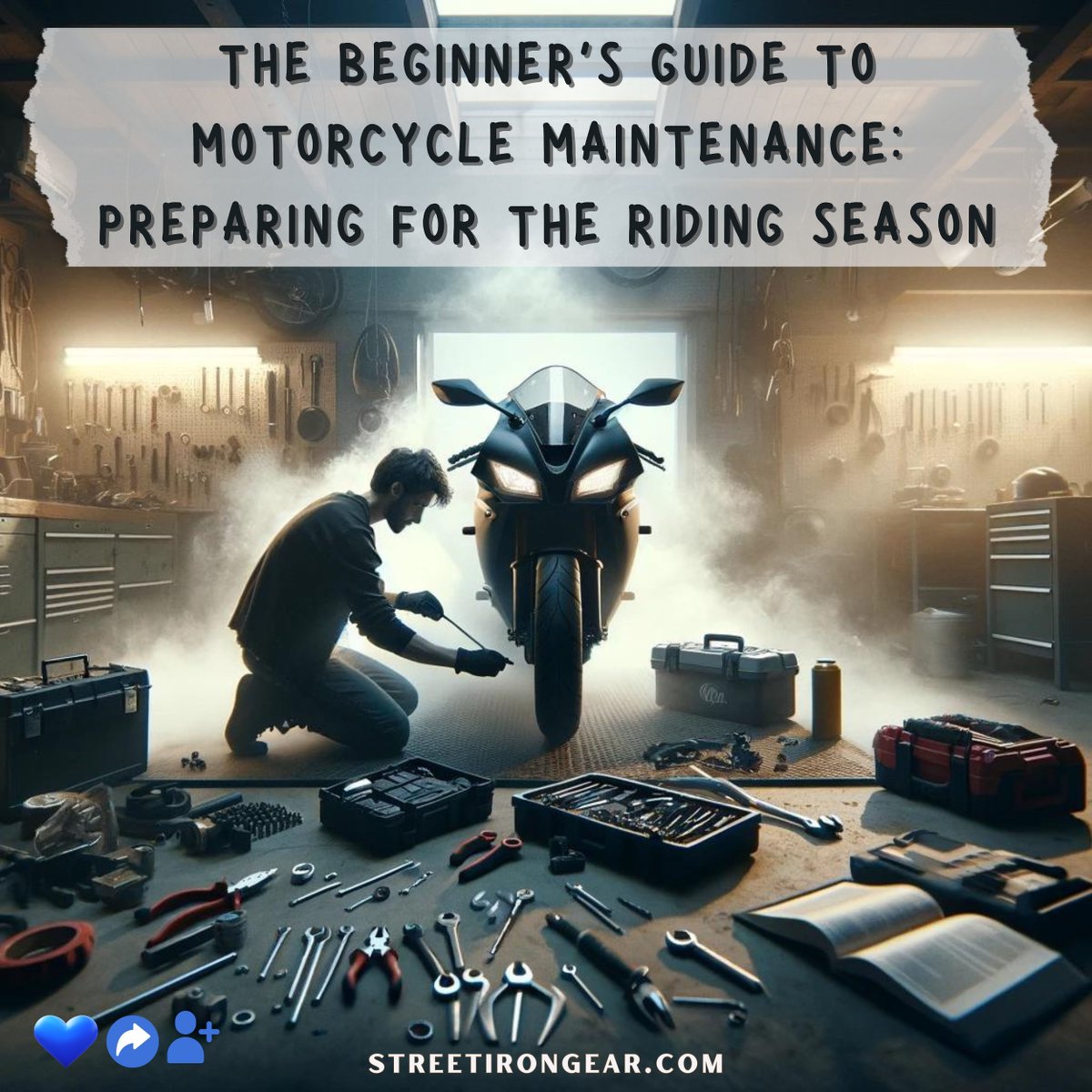 The Beginner's Guide To Motorcycle Maintenance: Preparing For The Riding Season 

Read On
buff.ly/3y1vOOJ 

#MotorcycleMaintenance #RidingSeasonPrep #BikeCare101 #NewRiderTips #DIYBiker #GearUpForRiding  #StreetIronGear
