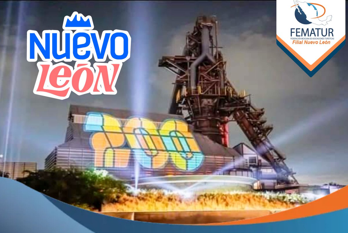 #NuevoLeon 🦁
Celebra los 200 años de la fundación de nuestro Estado. 
#TengoOrgulloDeSerDelNorte 🤠🥩🔥⚽
#NuevoLeon200 #NuevoNuevoLeon #fematurnl
<a href="/FematurOficial/">Federación Mexicana de Asociaciones Turísticas</a>