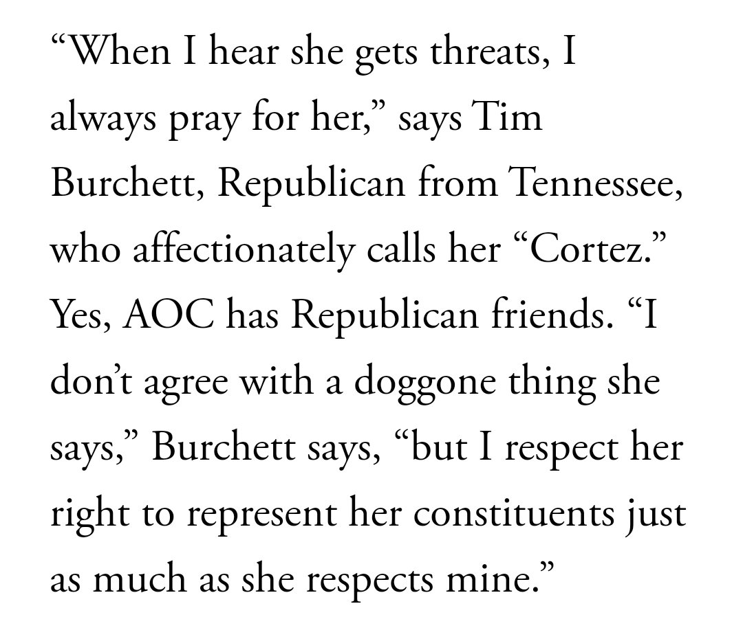 The most unusual bipartisan friendship in Congress is AOC and Tim Burchett. vanityfair.com/news/2020/10/b…