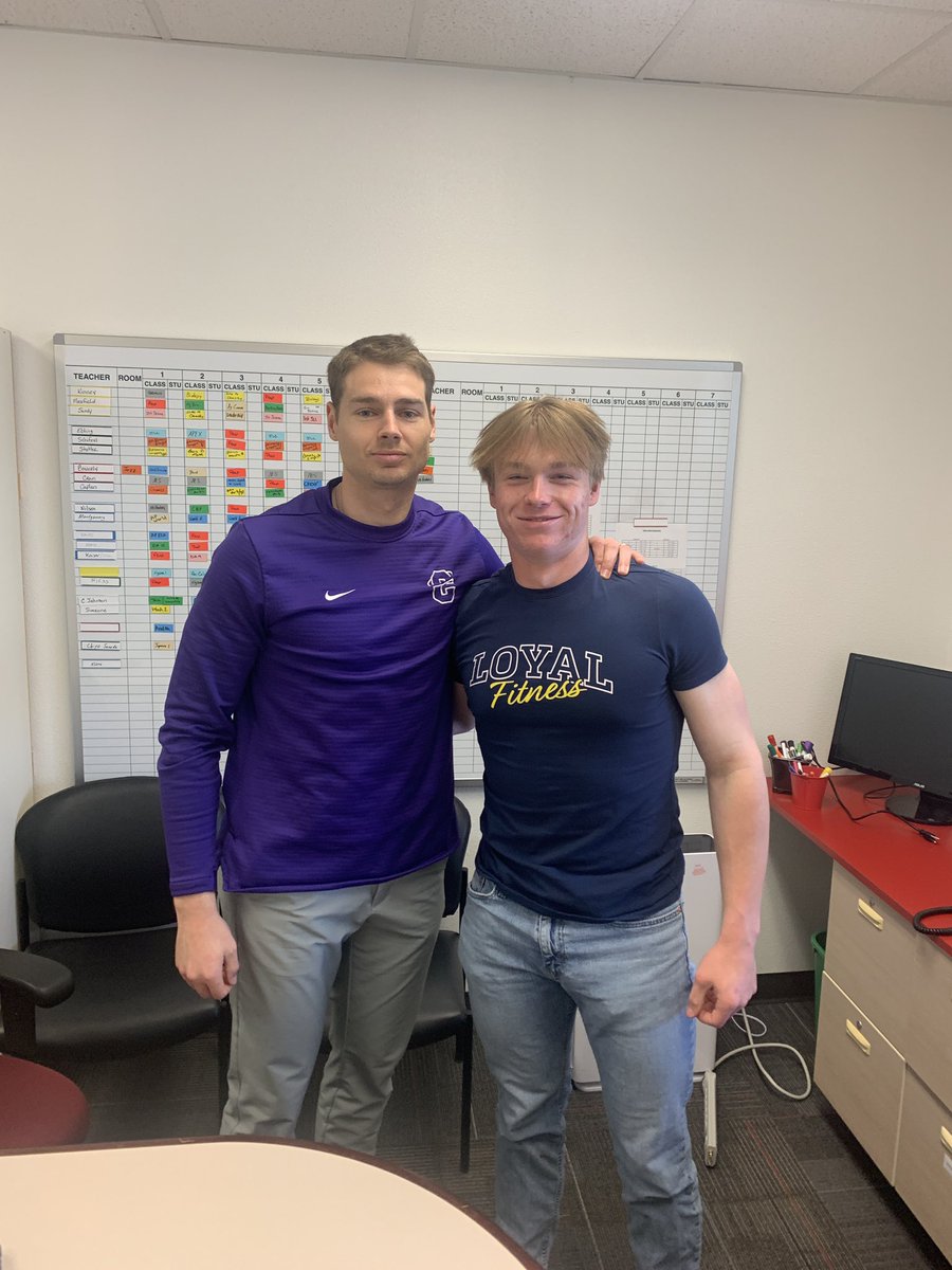 Thank you to <a href="/CoachLHyde/">Luke Hyde</a> for stopping by to visit with C/O 2025 RB/LB Michael Vassar today. Great program out of Helena, MT. 
<a href="/FootballCarroll/">Carroll College Football</a> <a href="/mikeyvassar6/">Michael vassar</a>