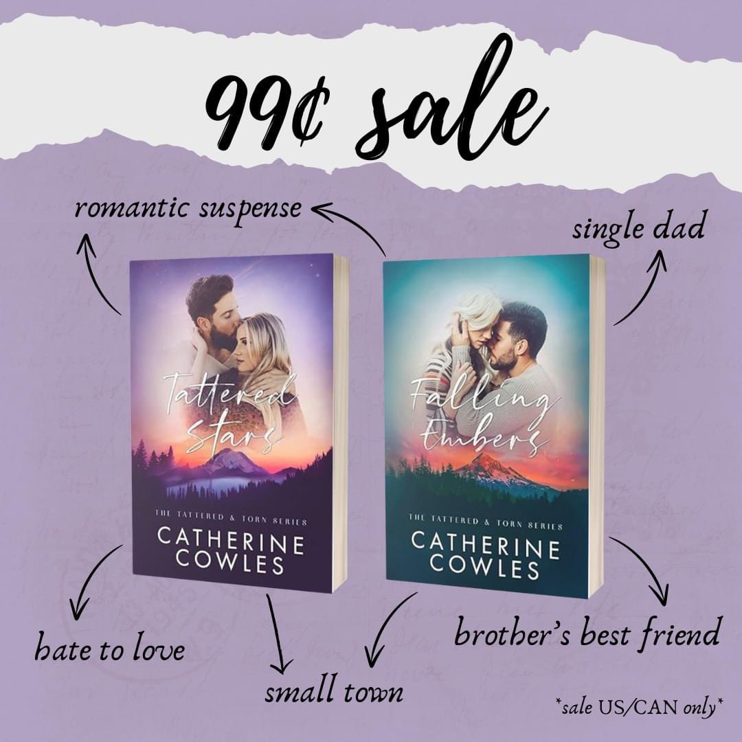 🌟99¢ SALE in the US/CA!🌟 Guess what?! Amazon put Tattered Stars and Falling Embers on sale in the US and Canada this week! You can grab them both for just 99 pennies!! Tattered Stars: geni.us/TttrdStrsAmzn Falling Embers: geni.us/FllngEmbrsAmzn @CatherineCowles