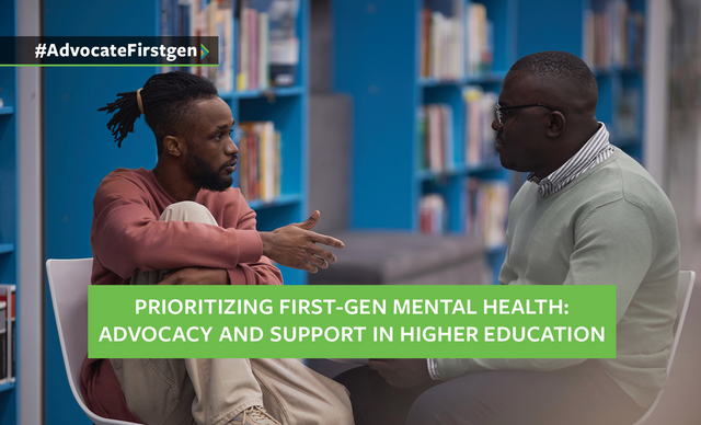 The mental well-being of #firstgen is a crucial topic for those committed to student success. May is #MentalHealthAwarenessMonth & offers opportunities to #AdvocateFirstgen for critical funding & services at the national, state, & institutional levels. bit.ly/AdvocateFG5_24.