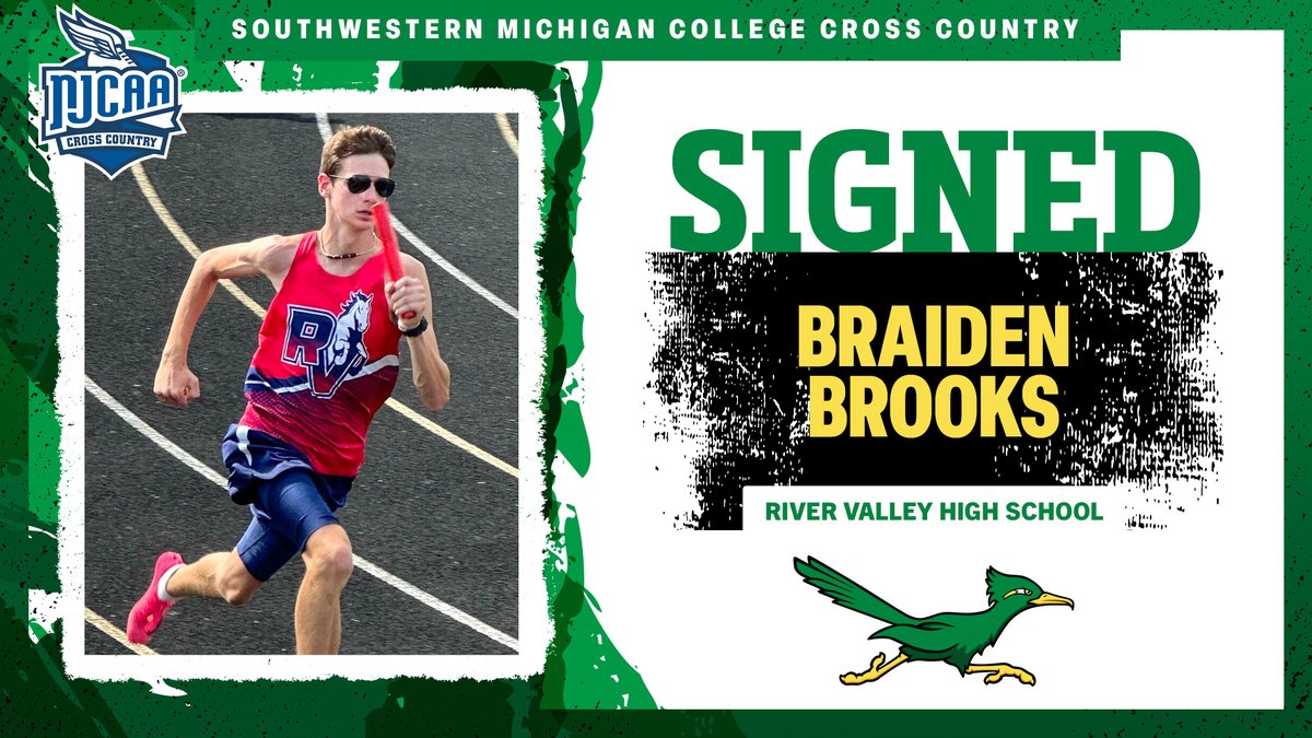 Once again, Tuesday is a good news day as we can announce that Braiden Brooks of River Valley High School (@rvsd_mustangs) is now a member of the SMC running family! CONGRATS and WELCOME!

More about him: bit.ly/3UQRd6n

#LongGreenLine #FastAndFierce #RunAsOne #WeAreSMC