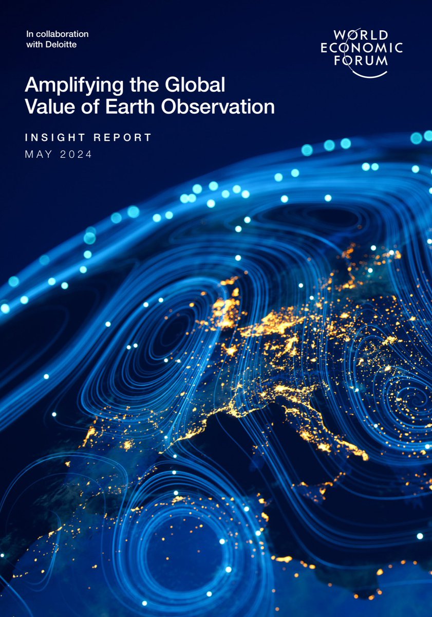 The global economic development potential of #EarthObservation 🛰️🌍 is huge and hasn’t been fully realised yet. Great insights by @wef in collaboration with the EO community @GEOSEC2025 @CEOSdotORG @planet @ESA_EO @innovateuk 
@JAXA_en @UNEP and others 

www3.weforum.org/docs/WEF_Ampli…