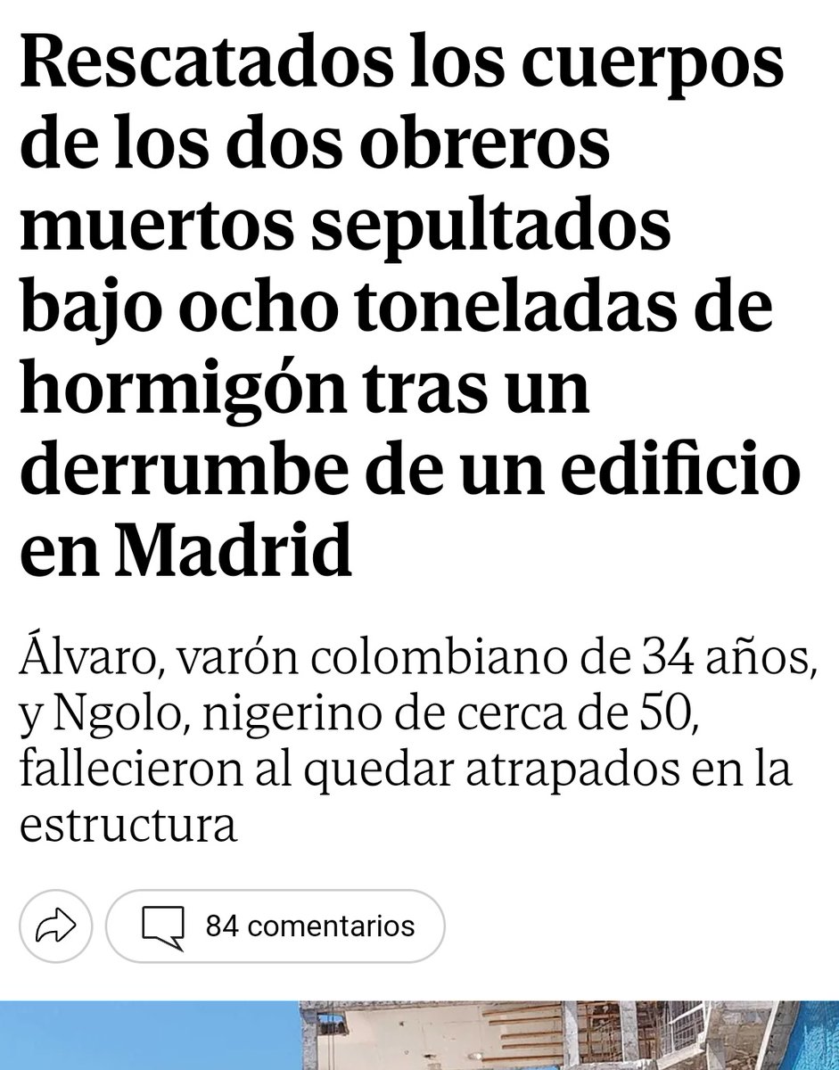 Nativa o extranjera, con su vida paga la clase obrera. Los nadies.
