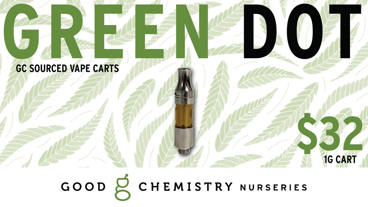 CO! This month on special! @GreenDotLabs